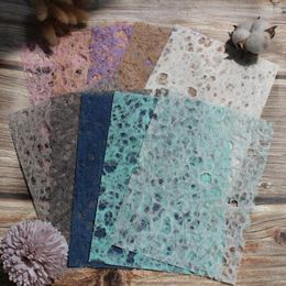 Gift Wrap ZFPARTY 10sheets A5 Hollow Texture Paper Fancy Pack Light Weight For DIY Junk Journal Planner Mixed Media Craft