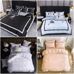 Дизайнерский роскошный классический набор постельных принадлежностей с твердым цветом