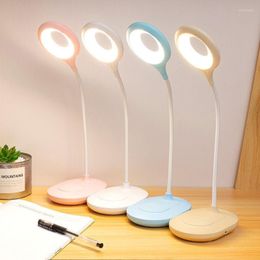 Table Lamps Portable Creative Student USB Plug-in Led Lamp Touch Intelligent Eye Protection Night Reading