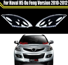 Transparent Car Headlamp Lens Glass Shell Lamp Lampshade Headlight Cover For Great Wall Haval H5 Ou Feng Version 2010-2012
