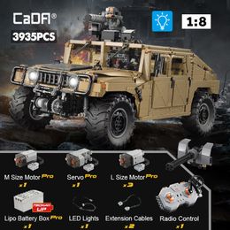 Blocks Cada 3935Pcs SUV Armored Car Buggy Trucks Pickup Bricks City Off road Remote Control Building Toy for Boys Gifts 230506