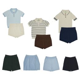 Shorts EnkeliBB Child Girl Summer Wool Knit Brand Designer Kids Bottoms 2023 Arrivals Baby Lovely Soft F 230505