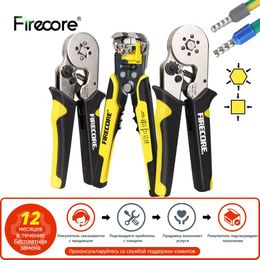 Screwdrivers Firecore Hsc8 64/66 Crimping Stripping Multifunctional Pliers Kit 1200pcs Tube Terminal Set for Cable Crimping Hand Tools