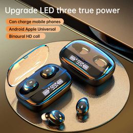 M-U8 Bluetooth earphone TWS5.0 in ear strap charging compartment true stereo business wireless