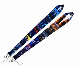 Designer Lanyard Keychain Wednesday Tv Series ID Credit Card Cover Pass Mobile Phone Neck Straps Badge Holder Key Holder Accessories dhgate