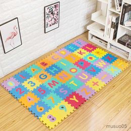 Rugs Playmats Baby Play Mat Toys Children Carpet Puzzle EVA Tiles Alphabet Numbers And Symbol 15*15cm Small Size