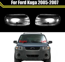 Headlight Lens For Ford Kuga 2005-2011 Headlamp Cover Car Replacement Auto Shell Headlight Repair Glass Transparent Lampshades