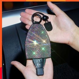 Diamond Key Cover Case Set Shell Skin Remote Key Blank Fob Auto Parts Car Accessories for Girl for Fiat 500 Bmw F10 Bmw F30
