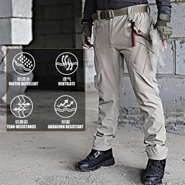 Pants Tactical Cargo Pants Men Outdoor Waterproof SWAT Combat Military Camouflage Trousers Casual Multi Pocket Pants Male Work Joggers
