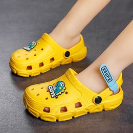 Slipper Children Clogs Cartoon Dinosaur Boys Girls Sandals Summer EVA Shoes Soft Cute Beach Water Slippers for Boy 230505