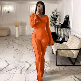 Women's Two Piece Pants Sexy Cropped Outfits Solid Colour Women Two-piece Set Tracksuit Tees And Flare Casual Streetwear Sporty Jogging Suits