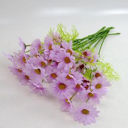 Dekoratif Çiçekler 10 PCS Modern Chrysantemum Yapay Çiçek Düğün Partisi Düzenleme Dekor Diy Sanat Zanaat Hediyesi