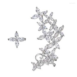 Stud Earrings Lokkei Jewellery Exquisite Sterling Silver Shiny High Carbon Diamond Wedding Ornaments Woman Luxury Accessories