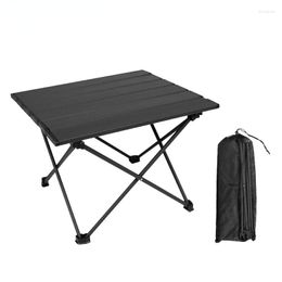 Camp Furniture Strength Aluminium Alloy Portable Ultralight Folding Camping Table Foldable Outdoor Dinner Desk For Family Party Picnic