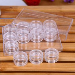 Jewellery Pouches Transparent Plastic Storage Box Compartment Adjustable Container For Beads Earring Ring Necklace