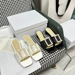 Women's slippers, black patent leather upper with grosateen bow, elegant fashion comfortable sandals; Platform designer factory shoebox