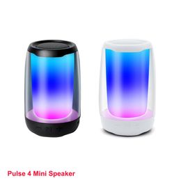 Pulse 4 Mini Speaker 360 Красочный светодиодный светодиод Bluetooth Portable Audio Outdoor Dinger