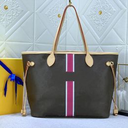 Designer Handbags Tote Bag Women Crossbody Bags Genuine Leather Ribbon Fashion Letters Internal Zipper Pocket Shopping Bag