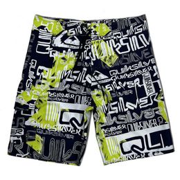 Men's swimwear New Mens Bermuda Shorts Board Shorts Swimwear Quick Drying Swimming Trunks For Men de bain homme Beach Surfing Shorts P230506