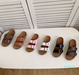 Designer Clogs Birk slippers shoes men women Sandals Suede Leather unisex Buckle Two Strap Beach Sliders Outdoor Cork Woody