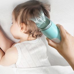 Infant Hair Clipper Automatic Gather Trimmer Baby Adult Mute Waterproof Kids Sleep cut Home Use No Oil 230506