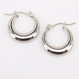 Hoop Earrings 2023 5.3g Lightweight Thin Needle Hollow Stainless Steel Children Women Wear Gifts Boho LH1092