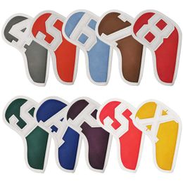 Other Golf Products Colorful golf club cover head cover iron cover universal iron group head protection cover golf IronFast delivery J230506