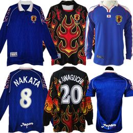 96 98 99 00 01 06 Retro version Japan Soccer JerseyS 1996 1998 1994 2006 NANAMI #9 NAKAYAMA Long Sleeves World cup football shirt