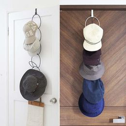Hooks & Rails Over Door Wall Storage Rack Organiser Hat Bag Clothes Straps Coats Scarves Hanger Multifunction Hook StandHooks