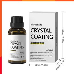 New New 30ml Refurbished Plating Crystal Coating Agent Wax Panel Auto Interior Car Plastic Renovated Coating Retreading Agent Cleaner