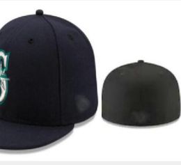 Ready Stock Wholesale High Quality Men's Seattle Sport Team Fitted Caps SF Flat Brim on Field Hats Full Closed Design Size 7- Size 8 Fitted Baseball Gorra Casquette