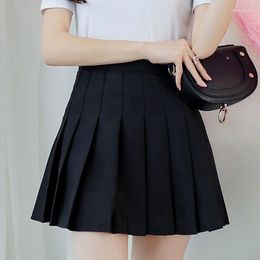 Skirts Moorgeen College Style Short Skirt Women's Korean A-line Summer Half Plaid High Waist Slim Pleated