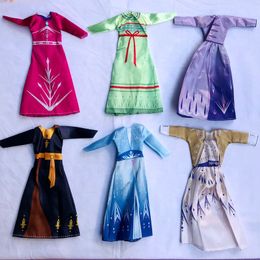 Fashion Clothes 30cm For Dolls Cosplay Princess Long Dress And Wear Swimsuits Mermaid Outfit High Quality DIY Gifts Girls Game