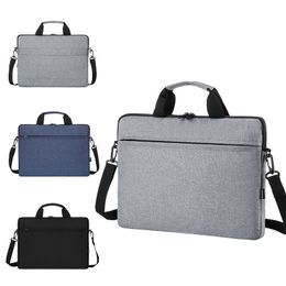 Borsa per laptop per MacBook Air M1 Custodia per Xiaomi Dell Asus 13 14 15 Borsa a tracolla leggera da 15,6 pollici Borsa a tracolla