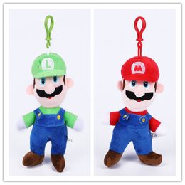 Wholesale Mary series red and green mushroom pendant plush toy backpack pendant key chain
