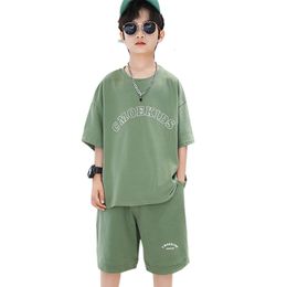 Clothing Sets Boy Summer Clothes Letter Pattern For Boys Tshirt Short Casual Style Kid 230506