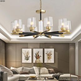 Chandeliers Nordic Post-modern Lamps Light Luxury Simple American Living Room Bedroom Lamp Restaurant Study Creative Personality Chandelier