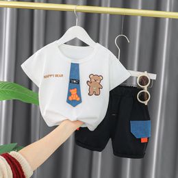 Clothing Sets Boys Summer Clothes Baby 2023 Style Fashion Children Suits For 1 Years Old 2 Y Cotton Material Infant Costum 230506