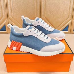 Perfect Quality Eclair Sneaker Shoes Summer Men's Graphic Design Trendy Knit Lightweight Rubber Sole Runner Technical Canvas Outdoor Sports new EU 38-46 BOX