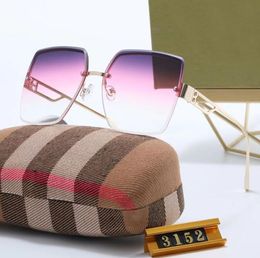 2023 New ladies fashion designer glasses woman sunglasses men square metal full frame oversized sunglasses ornamental adumbral cycling sunglasses