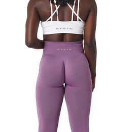 Completi da yoga NVGTN Leggings senza cuciture solidi da donna Collant da allenamento morbidi Pantaloni fitness Abbigliamento da palestra Spandex 230506