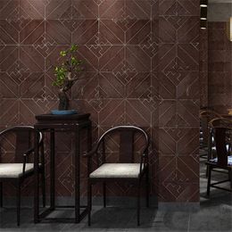 Wallpapers Wellyu Chinese Wallpaper Antique Brick Classical Culture Retro Wall Paper Pattern Blue El Restaurant