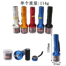 Smoking Pipes Creative flashlight shaped cigarette accessories electric grinder