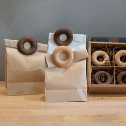Organization Nordic Wood Bag Clips Bag Sealer Doughnut Shape Gadgets Snacks Food Moistureproof Clip Kitchen Storage Organization Tools