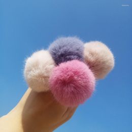 Hair Accessories Hairball Elastic Bands For Women Girls Fur Ball Ties Ponytail Holders Kids Rope Headwear