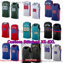 Custom Stitched XS-6XL Basketball Jersey 2 CadeCunningham 23 JadenIvey 13 JamesWiseman 44 BojanBogdanovic 35 MarvinBagley 7 KillianHayes Jerseys