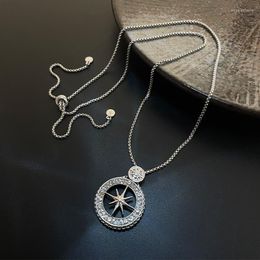 Pendant Necklaces MODOMA 2023 Necklace For Women Stainless Steel Jewellery Korean Fashion Star Gothic Female Y2K Accessories