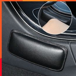 New Leather Car Knee Pad Leg Cushion Pillow Thigh Support Center Console Door Armrest Knee Cushion Car Interior Decoration