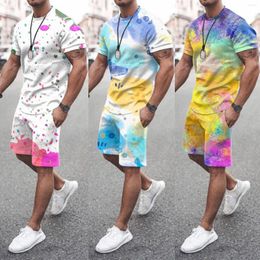 Ethnic Clothing Men Summer Outfit Beach Short Sleeve Printed Shirt Suit Pants Boys Jacket Man's 3 Piece Pant Set