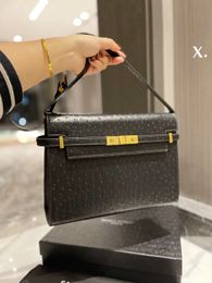 Fashion Luxury Bag Bag Bag Type Flip Flip Manhattan Club Bag Bolsa Bolsa de ombro com caixa de presente